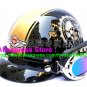 P.92 ABS Half Bol Cycling Open Face Motorcycle Black # Motor pattern Helmet Casco Casque & Goggles