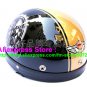 P.92 ABS Half Bol Cycling Open Face Motorcycle Black # Motor pattern Helmet Casco Casque & Goggles
