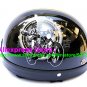 P.92 ABS Half Bol Cycling Open Face Motorcycle Black # Motor pattern Helmet Casco Casque & Goggles