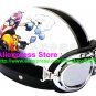 P.97 ABS Half Bol Cycling Open Face Motorcycle White # Motor Boy Helmet Casco Casque & Goggles