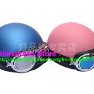A.21- 2 Unit ABS Half Bol Vespa Cycling Open Face Motorcycle Matt Blue + Pink Helmets & Goggles