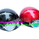A.30- 2 Unit ABS Half Bol Vespa Cycling Open Face Motorcycle Matt Black + RedHelmets & Goggles