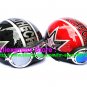 A.31- 2 Unit ABS Half Bol Vespa Cycling Open Face Motorcycle Matt Black + RedHelmets & Goggles