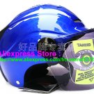 New Germany "Tanked 502" Half Vespa Motorcycle Open Face Racing Cycling Blue Helmet