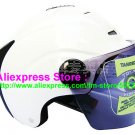 New Germany "Tanked 502" Half Vespa Motorcycle Open Face Racing Cycling White Helmet