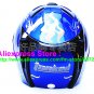 New Germany "Tanked 502" Half Vespa Motorcycle Open Face Racing Cycling Blue Helmet