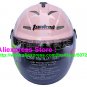 New Germany "Tanked 502" Half Vespa Motorcycle Open Face Racing Cycling Pink Helmet