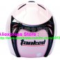 New Germany "Tanked 502" Half Vespa Motorcycle Open Face Racing Cycling Full Pink Helmet