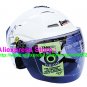 New Germany "Tanked 502" Half Vespa Motorcycle Open Face Racing Cycling White Helmet