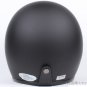 H.02 Taiwan " SYC " ABS Cycling Open Face Helm Motorcycle Full Matte Black Helmet & UV Goggles