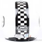 H.06 Taiwan " HUA TAI " ABS Scooter Open Face Motorcycle White chequer "ANDES" Helmet & UV Goggles