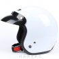 H.11 Taiwan " SYC " ABS Cycling Open Face Casco Motorcycle Full Bright White Helmet & UV Goggles
