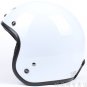 H.11 Taiwan " SYC " ABS Cycling Open Face Casco Motorcycle Full Bright White Helmet & UV Goggles