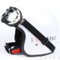 H.13 aiwan " EVO " ABS Cycling Open Face Casque Motorcycle White " MY BIKE " Helmet & UV Goggles