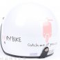 H.13 aiwan " EVO " ABS Cycling Open Face Casque Motorcycle White " MY BIKE " Helmet & UV Goggles
