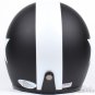 H.14 Taiwan " SYC " ABS Open Face Casco Motorcycle Matte Black # White Star Helmet & UV Goggles