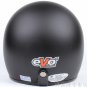 H.28 Taiwan " EVO " Retro ABS Scooter Open Face Motorcycle Full Matt Black Helmet & UV Goggles