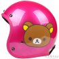 H.89 Taiwan "HUA TAI" OFF Road Casco Motorcycle Rilakkuma Bear Rose Helmet & UV Goggles