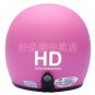 H.120 Taiwan " EVO " Scooter Half Face Motorcycle " e earphone HD" Matt Pink Helmet & UV Goggles