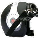 H.126 Taiwan " EVO " Half Face Motorcycle " e earphone HD" Matt Black Helmet & UV Goggles