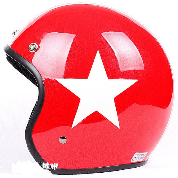 H.148 Taiwan " EVO " Casco off road Casque Motorcycle Gloss Red White