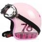 H.151 Taiwan " EVO " Scooter Casco Helm Motorcycle " 76 Hello Kitty " Pink Helmet & Goggles