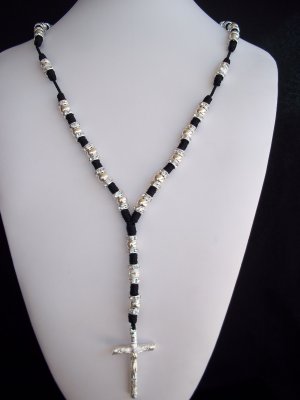 Rosario Sinaloense De Plata Negro/Black (RS009)