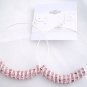Basketball Wives Earrings , Aretes Alterados  A005(Pink/Rosa)