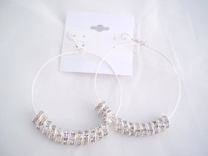 Basketball Wives Earrings , Aretes Alterados  A005(Clear)