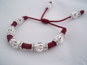 Pulsera Plateada (P003 Guindo)