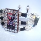 Pulsera De Ed Hardy Plateada / Silver Ed Hardy Bracelet (P3013)