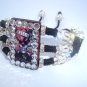 Pulsera De Ed Hardy Plateada / Silver Ed Hardy Bracelet (P3013)