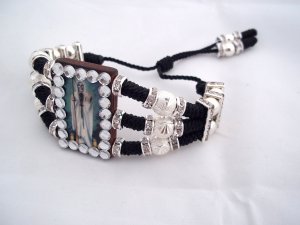 Pulcera De La Sta Muerte , Death Saint Bracelet (P3012)