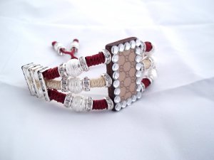 Pulsera de Gucci De Plata / Silver Gucci Bracelet  (P3007)