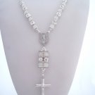 Rosario Alterado De Plata / Silver Fashion Rosary(RS029)