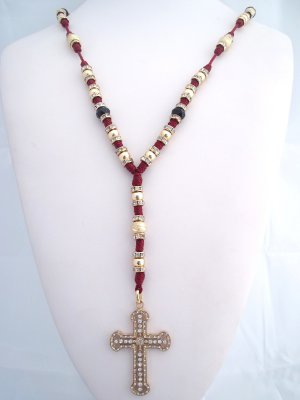 Rosario De Oro Laminado/ Bimetal De 14kt (OL006)