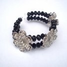 Pulsera Para Mujer De Crystal (PA001)(Black)