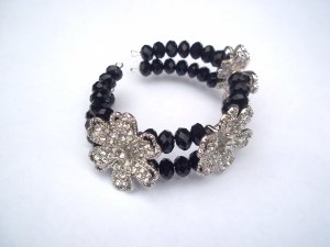 Pulsera Para Mujer De Crystal (PA001)(Black)