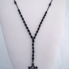 Rosario De Hilo / Knotted Rosary (RH001) (Black)