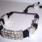 Rosario Doble / Silver Double Rosary (RS008) (Black)