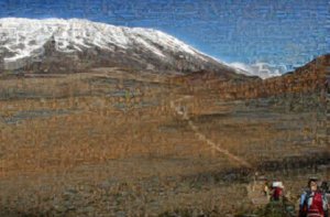 Freedom Climb - Trail Mosaic 8x11