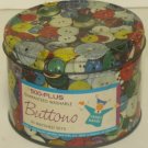   Small Round Buttons Tin