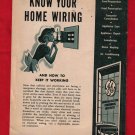 "Know Your Home Wiring"  Brochure