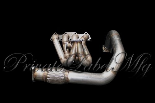 PLM Power Driven T3 top mount turbo manifold (B-Series)