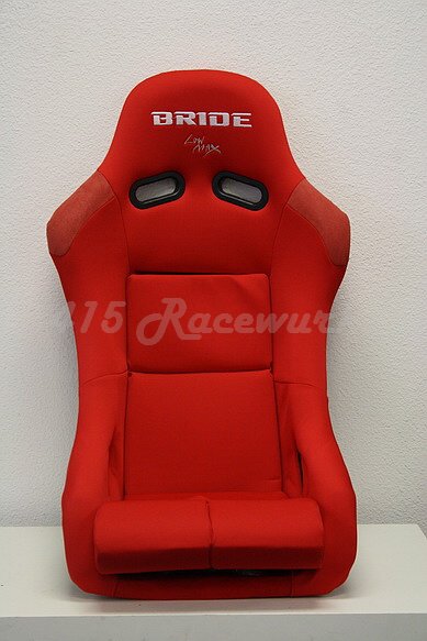Bride Vios III Red Plain Cloth / Black FRP Shell *SINGLE*