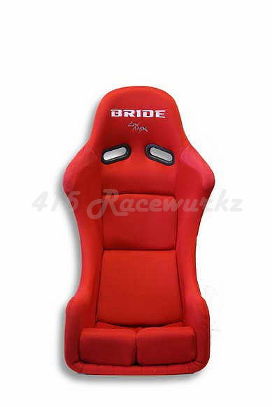 Bride Zieg Red Plain Cloth / Black FRP Shell *PAIR*