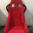 Recaro SPG **XL** Red Plain Cloth / Black FRP Shell *SINGLE*