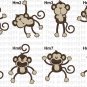 Happy Light Switch Monkey Buy 5 get 3 free 6" tall each