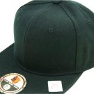 Black 6-7/8 Small Fitted Hats Caps Plain All Sizes NEW