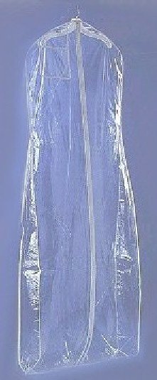 Clear Vinyl Bridal Garment Bag For Wedding Dress Gown Bagv72cr